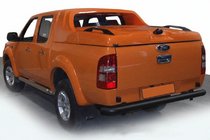 Ford Ranger 2011–2022 Achterbeschermbeugel AK005 Black (2011-2018, RVS) foto 5