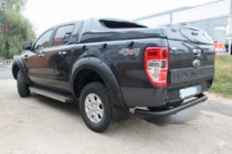 Ford Ranger 2011–2022 Achterbeschermbeugel AK005 Black (2011-2018, RVS) foto 3