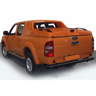 Achterbeschermbeugel AK005 Black (2011-2018, RVS) Ford Ranger 2011–2022 foto 4