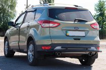 Ford Kuga/Escape 2013–2019 Achterste rolbeugel AK002-2 Black (RVS) foto 1