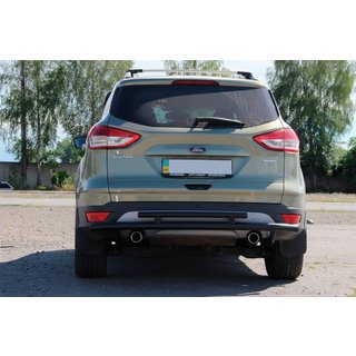 Achterste rolbeugel AK002-2 Black (RVS) Ford Kuga/Escape 2013–2019 foto 2
