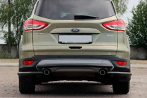 Ford Kuga/Escape 2013–2019 Achterbeschermbeugel AK002-3 Black (RVS) foto 1