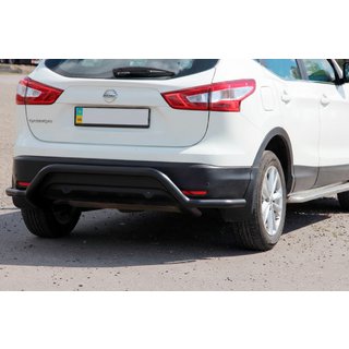 Achterbeugel AK007-Plus Black (RVS) Nissan Qashqai 2014–2021 foto 2