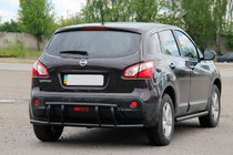 Nissan Qashqai 2007–2010 Achterbeugel AK011 Black (roestvrij staal) foto 2