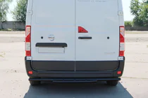 Opel Movano 2010–2021 Achterbeugel AK008 Black (roestvrij staal) foto 2