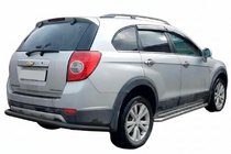 Chevrolet Captiva 2006–2019 Achterbeschermbeugel AK005 Black (RVS) foto 3