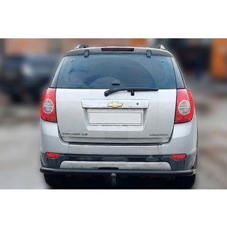 Achterbeschermbeugel AK005 Black (RVS) Chevrolet Captiva 2006–2019 foto 2