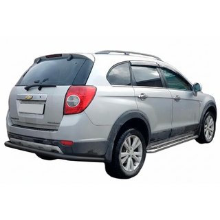 Achterbeschermbeugel AK005 Black (RVS) Chevrolet Captiva 2006–2019 foto 3