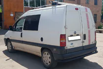Fiat Scudo 1996–2007 Achterbeschermbeugel AK005 Black (RVS) foto 2