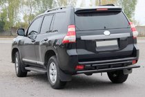 Toyota Land Cruiser Prado 150 2009–2023 Achterbeugel AK002-2v2 Black (RVS) foto 1