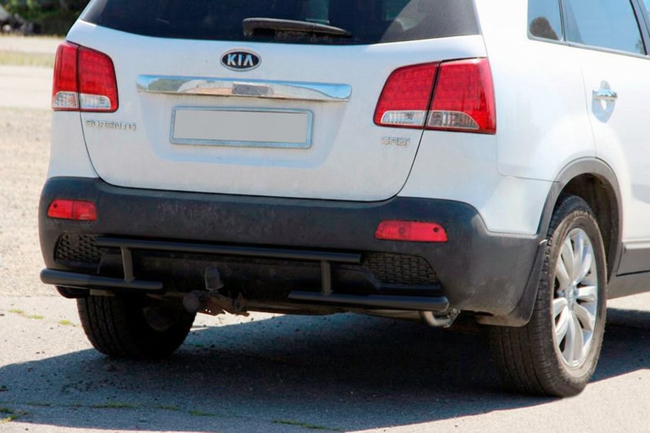 Kia Sorento II XM 2009–2014 Achterbeugel AK002-2 Black (RVS) Image