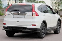 Honda CRV 2012–2016 Achterbeschermbeugel AK003-21 Black (RVS) foto 3