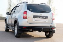 Dacia Duster 2008–2018 Achterbeschermbeugel AK005-Special Black (RVS) foto 3