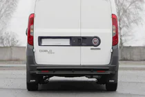 Fiat Doblo II 2010–2022 Achterrollbar AK002/1 – Dubbel Black (RVS) foto 2