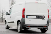 Fiat Doblo II 2010–2022 Achterrollbar AK002/1 – Dubbel Black (RVS) foto 1
