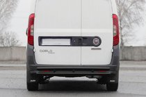 Opel Combo 2012–2018 Achterrollbar AK002/1 – Dubbel Black (RVS) foto 1