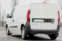 Opel Combo 2012–2018 Achterrollbar AK002/1 – Dubbel Black (RVS) foto 2