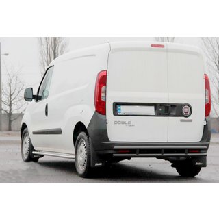 Achterrollbar AK002/1 – Dubbel Black (RVS) Opel Combo 2012–2018 foto 2