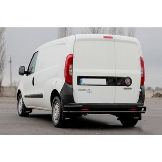 Achterrolbeugel AK005/2-Dubbel Black (RVS) Opel Combo 2012–2018 foto 2