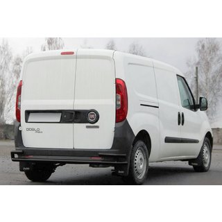 Achterrolbeugel AK005/2-Dubbel Black (RVS) Opel Combo 2012–2018 foto 3