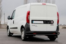 Fiat Doblo II 2010–2022 Achterrolbeugel AK005/2-Dubbel Black (RVS) foto 5
