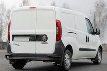 Fiat Doblo II 2010–2022 Achterrolbeugel AK005/2-Dubbel Black (RVS) foto 6