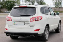 Hyundai Santa Fe 2 2006–2012 Achterbeugel AK002-2 Black (RVS) foto 4