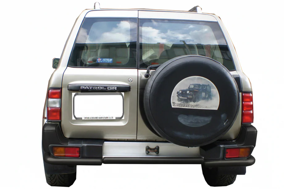 Nissan Patrol Y61 1997–2011 Achterbeugel AK005-1 Black (RVS) Image