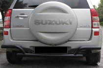 Suzuki Grand Vitara 2005–2017 Achterbeschermbeugel AK005-2 Black (RVS) foto 1