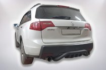 Acura MDX 2007–2013 Achterbumperbescherming B1-47 Black (RVS) foto 2
