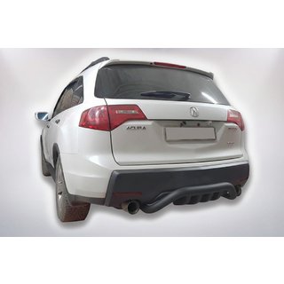 Achterbumperbescherming B1-47 Black (RVS) Acura MDX 2007–2013 foto 2