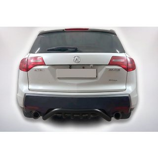 Achterbumperbescherming B1-47 Black (RVS) Acura MDX 2007–2013 foto 1