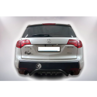 Achterbumperbescherming B1-47 Black (RVS) Acura MDX 2007–2013 foto 3