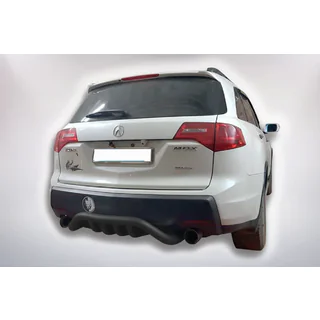 Achterbumperbescherming B1-47 Black (RVS) Acura MDX 2007–2013 foto 4