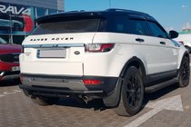 Range Rover Evoque 2012–2018 Achterbeschermbeugel AK005-1 Black (RVS) foto 3
