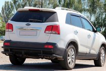 Kia Sorento II XM 2009–2014 Achterbeschermbeugel AK003-2 Black (RVS) foto 3