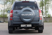 Suzuki Grand Vitara 2005–2017 Achterbeschermbeugel AK005-3 Black (RVS) foto 2