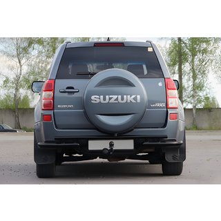 Achterbeschermbeugel AK005-3 Black (RVS) Suzuki Grand Vitara 2005–2017 foto 2