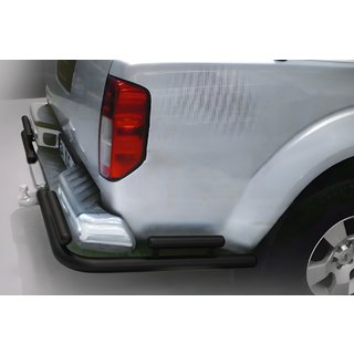 Achterbeschermbeugel AK003-Special Black (RVS) Nissan Navara 2006–2015 foto 1