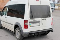 Ford Connect 2002–2006 Achterrolbeugel AK-design Black (RVS) foto 1