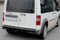 Ford Connect 2002–2006 Achterrolbeugel AK-design Black (RVS) foto 2
