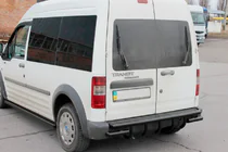 Ford Connect 2010–2013 Achterrolbeugel AK-design Black (RVS) foto 1