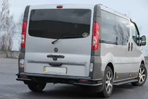 Nissan Primastar 2002–2014 Achterbeschermbeugel AK-Special Black (RVS) foto 1