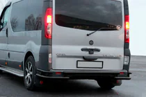 Nissan Primastar 2002–2014 Achterbeschermbeugel AK-Special Black (RVS) foto 3