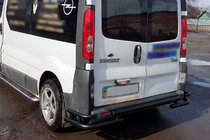Renault Trafic 2001–2015 Achterbeschermbeugel AK-Special Black (RVS) foto 1
