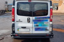 Renault Trafic 2001–2015 Achterbeschermbeugel AK-Special Black (RVS) foto 2
