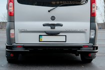 Renault Trafic 2001–2015 Achterbeschermbeugel AK-Special Black (RVS) foto 6