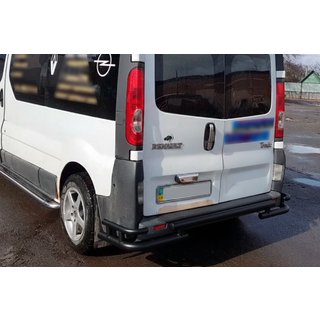 Achterbeschermbeugel AK-Special Black (RVS) foto 1