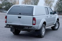 Nissan NP300 1999–2015 Achterbeschermbeugel AK004 Black (RVS) foto 3