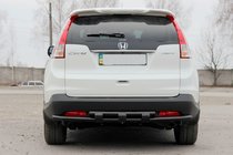 Honda CRV 2012–2016 Achterbeugel AK002-dubbel Black (roestvrij staal) foto 1